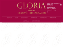 Tablet Screenshot of gloriaszalon.hu